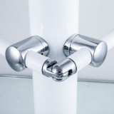 Puxador de Porta de Vidro Inox